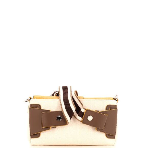 Fendi Baguette Convertible Belt Bag Zucca Canvas with Canvas and Leather Medium - Picture 3 of 6